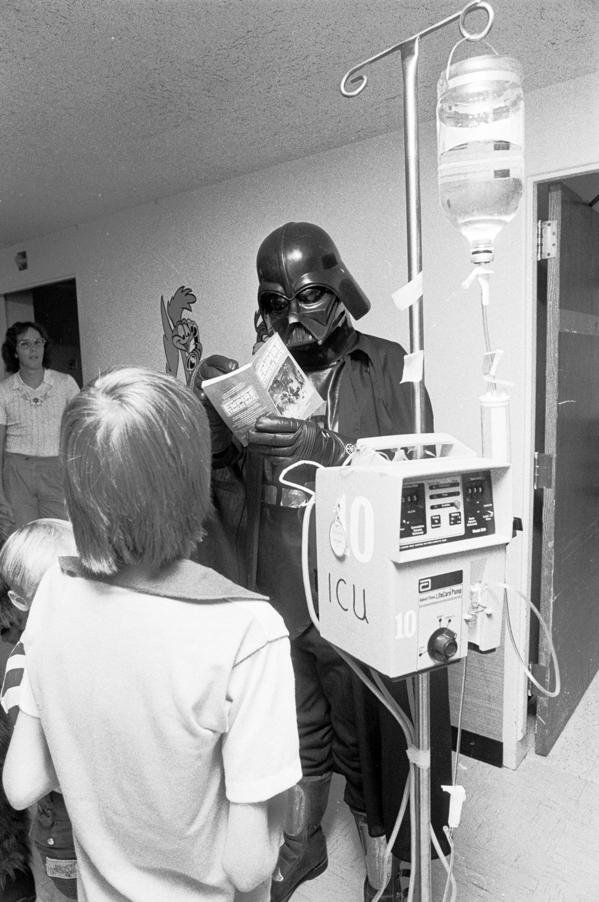 Darth Vader at St. Vincent Hospital, 1980
